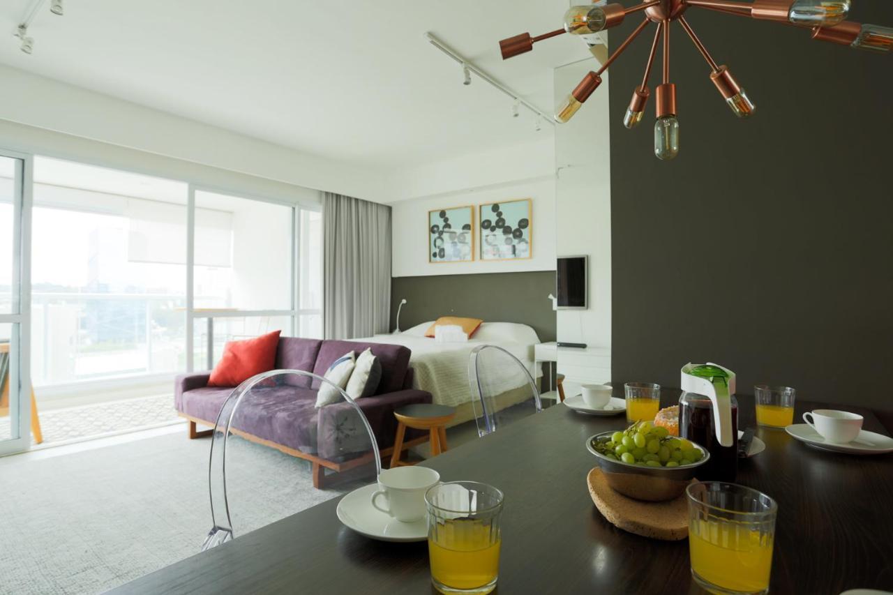 Апартаменты Studio Brooklin Premium Com Piscina Aquecida Сан-Пауло Экстерьер фото