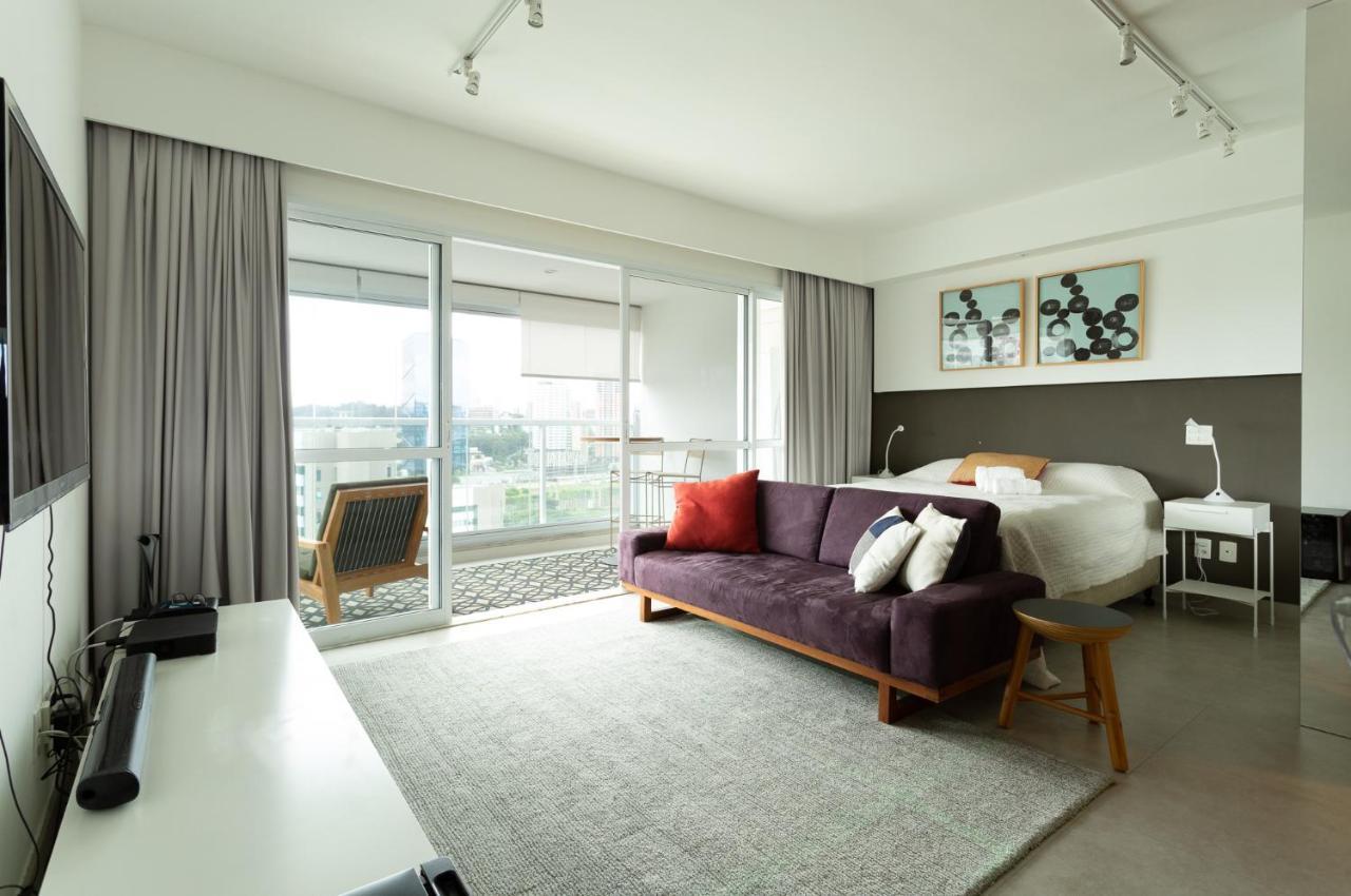Апартаменты Studio Brooklin Premium Com Piscina Aquecida Сан-Пауло Экстерьер фото