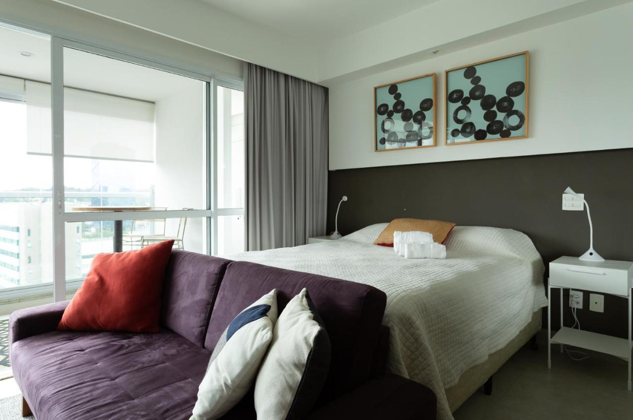 Апартаменты Studio Brooklin Premium Com Piscina Aquecida Сан-Пауло Экстерьер фото